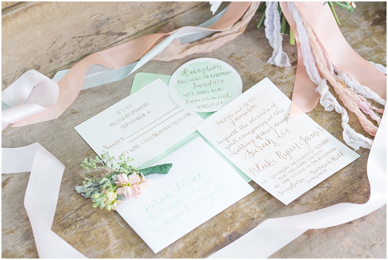 mint-peach-gold-wedding-invitations