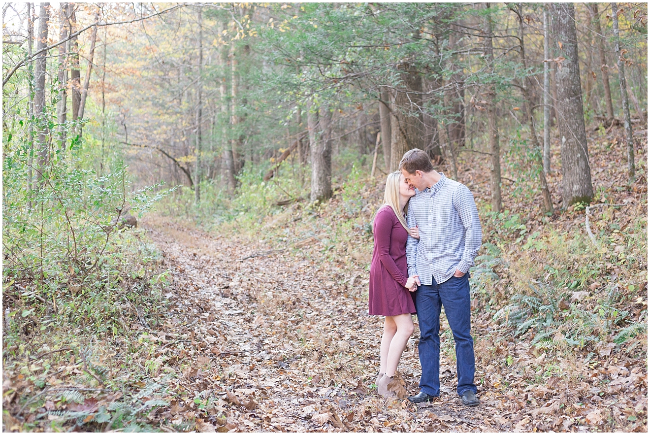 fall-wooded-engagement-session