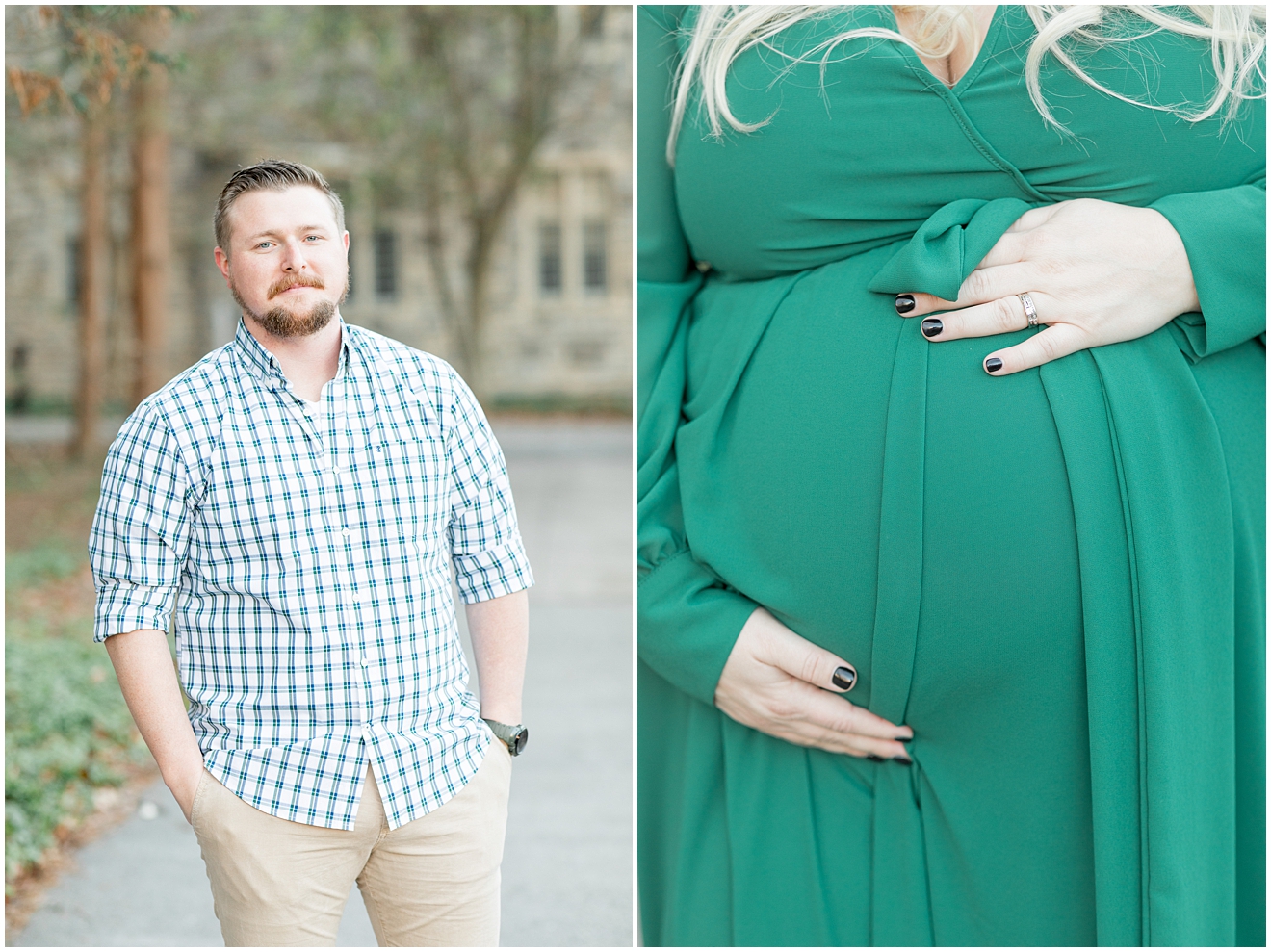 emerald-green-outfits-for-maternity-photos