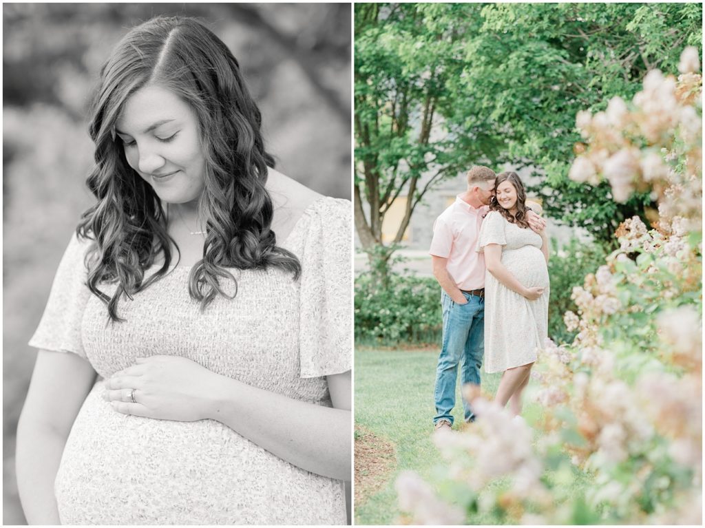 spring-maternity-photo-shoot-at-hahn-horticulture-gardens